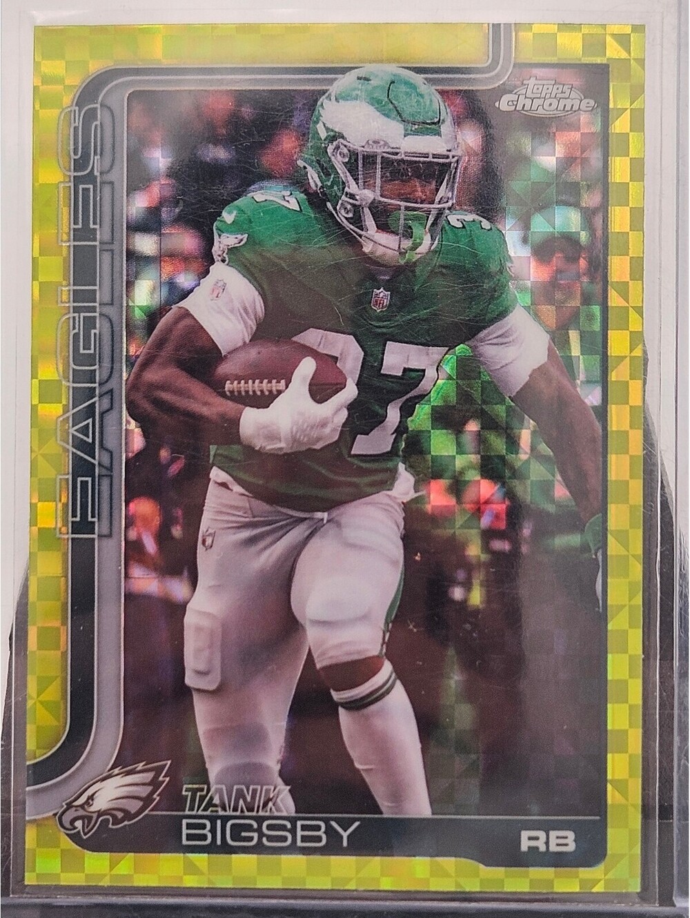 2025 Topps Chrome #143 Tank Bigsby Lime Green X-Fractor